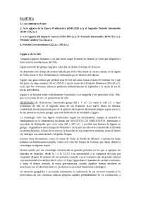 Època Predinástica hasta el Período Grecoromano