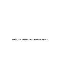 Practicas de fisiología animal