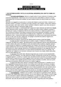 CASCIONE COSIMO “Studi di diritto pubblico romano”
