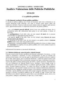 Politiche Pubbliche: Concetti, Fasi e Valutazione