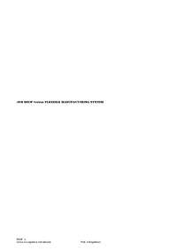 Esercizio job shop fms 3.0