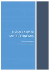 Formulario Microeconomia