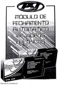 Módulo de fechamento automático de vidros elétricos
