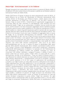Riassunto teoria internazionale tre tradizioni (wight)