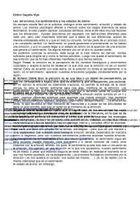 Las  emociones, los sentimientos y los estados de ánimo: