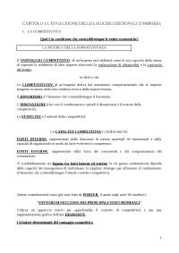 Riassunto management d'impresa e strategie competitive,Maizza