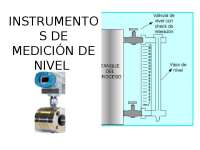 Instrumentos de mediciÓn de nivel