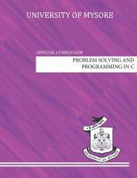 Problem solving & programming in c