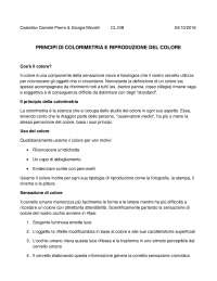 Principi di colorimetria