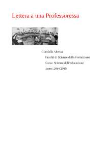 Lettera comunicazione insufficienze scuola media