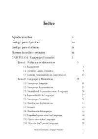 Manual completo de todos los lenguajes formales