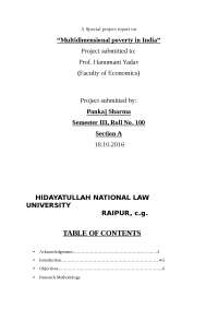 Law,poverrty and development. sem iii. 100. pankaj sharma. special