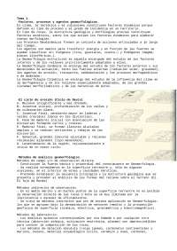 Tema 1.·Factores, procesos y agentes geomorfológicos El clim