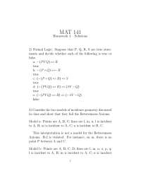 Euclidean Geometry exercise solutions 4