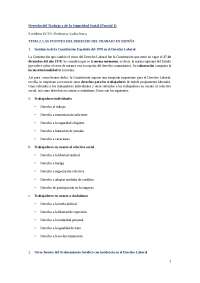 Derecho del trabajo y la seguridad social - Apuntes de Derecho Laboral ...