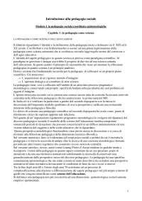 introduzione alla pedagogia sociale