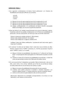 Ejercicios Introducción a la Economía 2016-2017