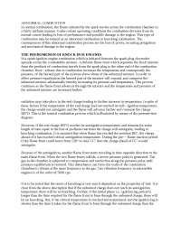 ABNORMAL COMBUSTION in ic engines
