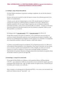 Introducción a la Literatura Española Medieval: Aspectos Socio-Históricos y Culturales - P