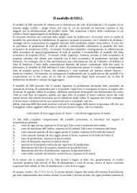 Modello di Hill- logistica