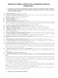 IMPUESTO SOBRE LA RENTA DE LAS PERSONAS FÍSICAS EJERCICIOS - Apuntes de ...