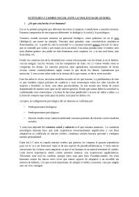 Igualdad y violencia de genero - Apuntes de Psicología - Docsity