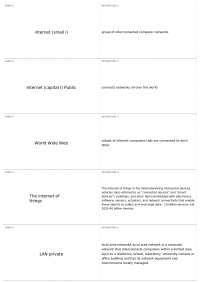 E-Commerce Chapter 2, Tech. Infrastructure | ECE  - Electronics 3 - Advanced