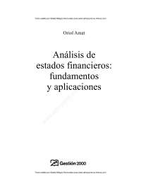 Analisis estados financieros - Apuntes de Contabilidad - Docsity