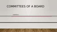 committees of board S A Butt Chapter 5