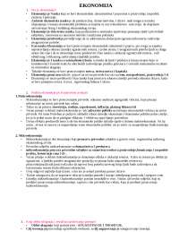 Ispitna Pitanja Ekonomika Preduzeca Pametno