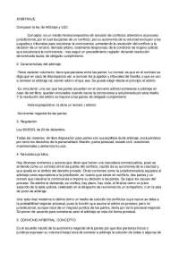 solución alternativa de conflicto