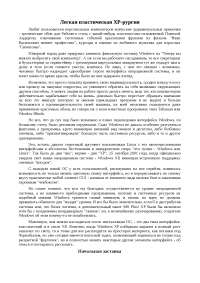 Реферат по теме Легкая пластическая XP-рургия Реферат по теме Легкая пластическая XP-рургия