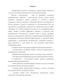  Отчет по практике по теме Организация и деятельность органов местного самоуправления