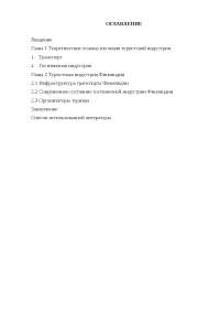 Курсовая Новогодний Тур В России