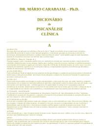 Dicionario psicanalise
