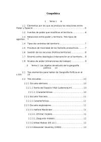 Geografía Política