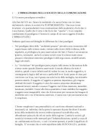 Lo spettacolo dell'immaginario riassunto