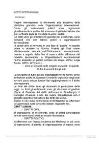 Diritto Internazionale Pubblico: Sovranità Territoriale e Immunità