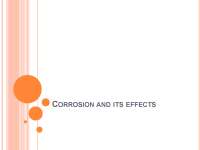 CORROSION AND ITS EFFECTS