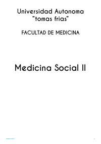 MEDICINA SOCIAL 2 bioestadistica 