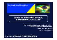 Fontes e resoluções do direito eleitoral brasileiro