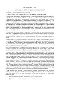 Scenari e competenze per il manager sociale