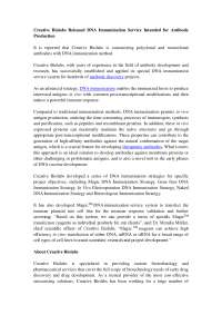 Creative Biolabs Released DNA Immunization Service Intended for Antibody Production