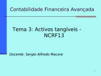 Activos tangíveis -NCRF 13