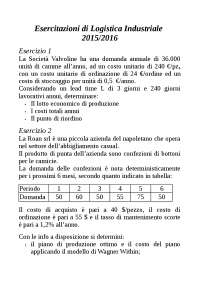 Logistica industriale