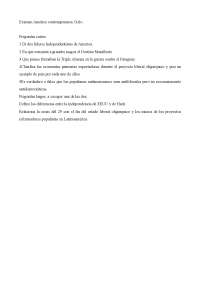 Examen América Contemporanea y actual