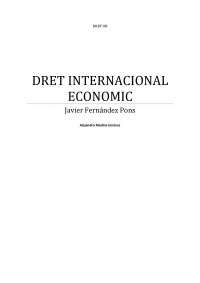 Derecho Internacional Económico 2016-2017