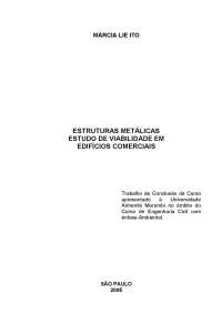 Estruturas metálicas i