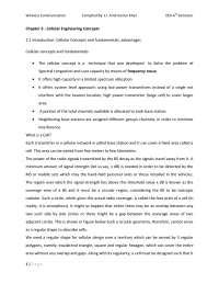 cellular system engineering