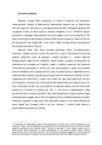 La mente: moduli, il sistema di lettura